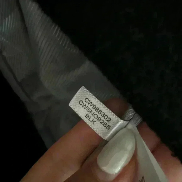 Calvin Klein Belted Pea Coat - Picture 5 of 9